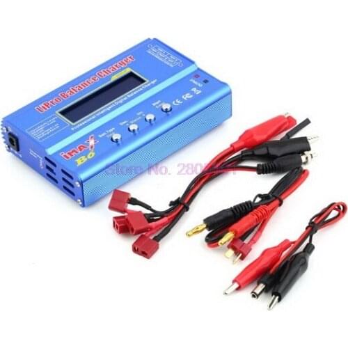 By dhl or ems 50 pieces Battery Balance Charger IMAX B6 Lipo Digital Balance Charger Charging adapter Free shipping