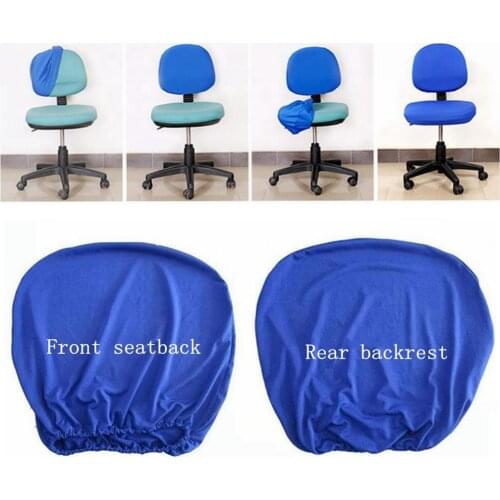 Stretchy Elastic Computer Office Chair Cover Replacement Universal Rotating Chair Covers Slipcover