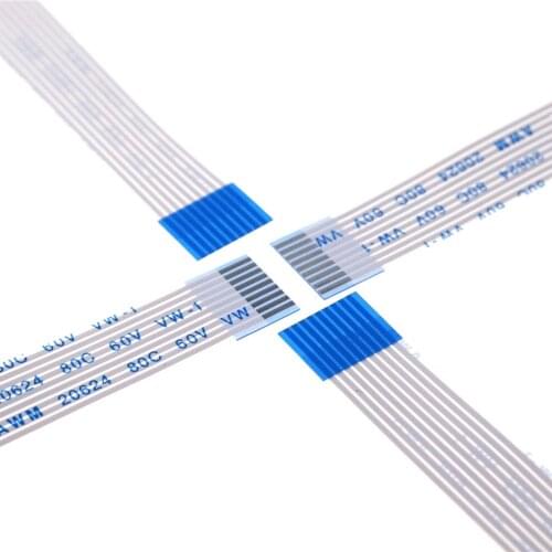 100pcs Flexible Flat Cable FFC 9 PIN 1.0 mm pitch same ends Length 60 70 80 100 120 150 200 250 300 400 450 500 600 700mm
