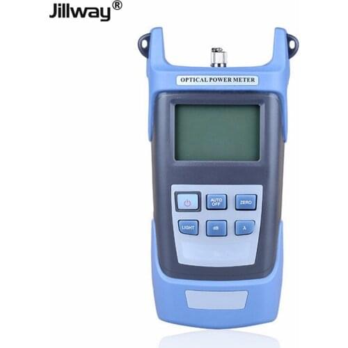 Jillway Fiber Optic Power Meter FC/ST/SC Handheld Integrated Fiber Cable Tester Fiber Attenuation Detector High Precision