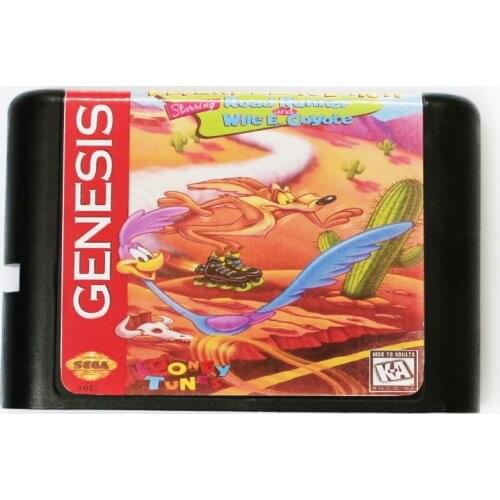 Desert Demolition 16 bit MD Game Card For Sega Mega Drive For SEGA Genesis