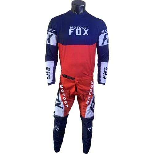 2021 Motocross Flexair Motogp Fox 180 360 Gear Set Jersey Pants Moto Cross Mountain Bicycle Offroad Kits Suit Mens
