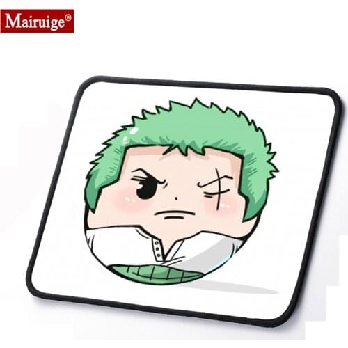 One Piece Anime Mouse Pad Sauron Q Version Cloth Gamer Speed Gaming Desk Mat Diy Custom Mousepad 20x18cm for Laptop Table Pads