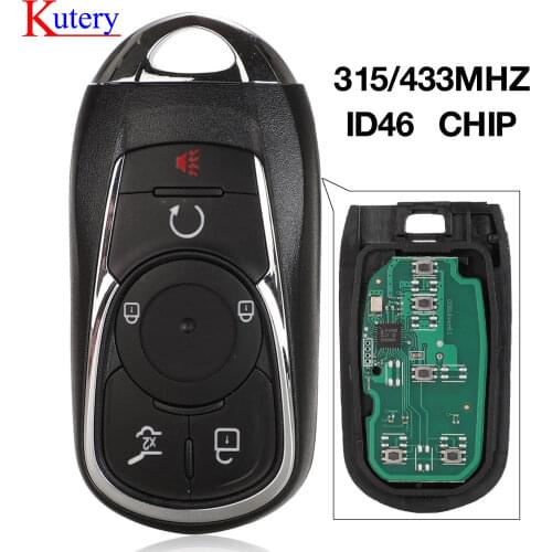 Kutery Smart Promixity Remote Car Key Fob 433MHz ID46 for Buick LaCrosse Envision Encore FCC: HYQ4EA 2017 2018 2019