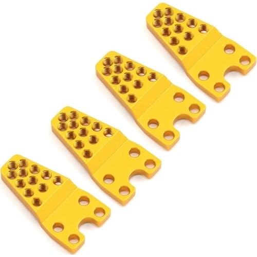 4PCS RC Car Metal Shock Absorber Tower Lift Lower Adjust Stand for 1/10 RC Crawler Axial SCX10 Upgrade Parts