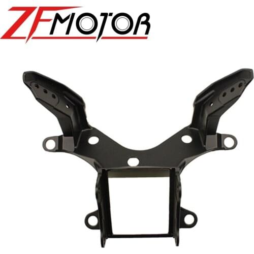 Black Aluminum Headlight Upper Stay Cowl Bracket Fairing For Yamaha YZF-R6 2008-2009 2010 2011 2012 2013 2014