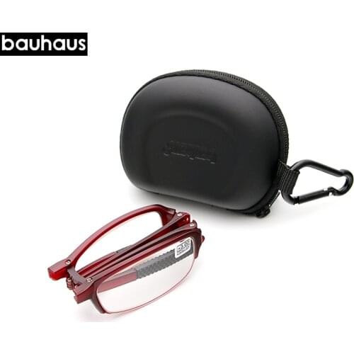 5276 Folding Reading Glasses Foldable Presbyopia Glasses Men Women Vintage Computer Eyeglasses with case 1.0 1.5 2.0 2.5 3.0 3.5
