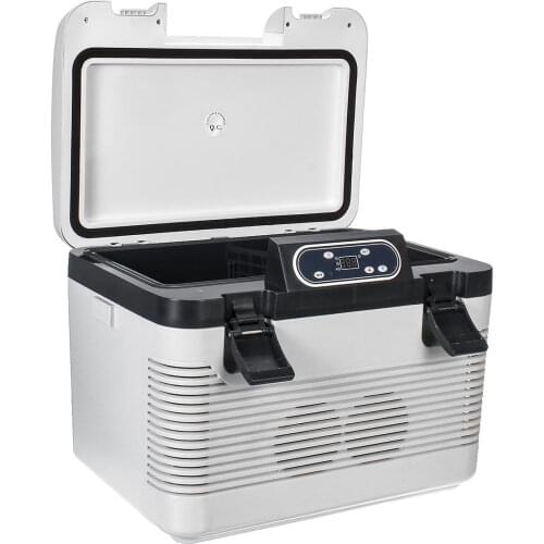 Car Cold Fridge Cooler Freezer Portable 19L Portable Car Refrigerator Freezer Cooler Fridge Home 12-24V/220-240V