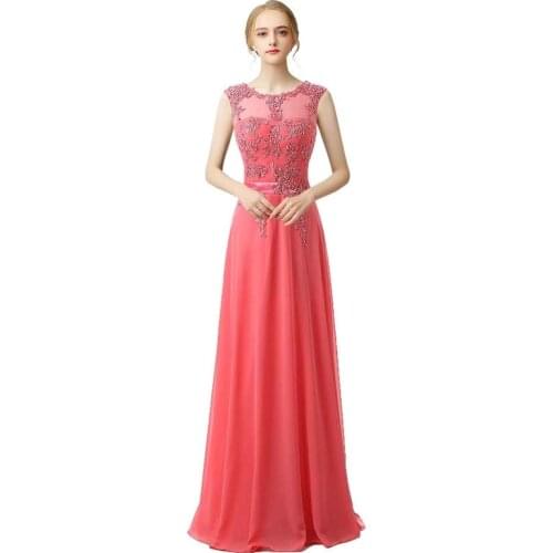Olome Womens Evening Chiffon Dresses