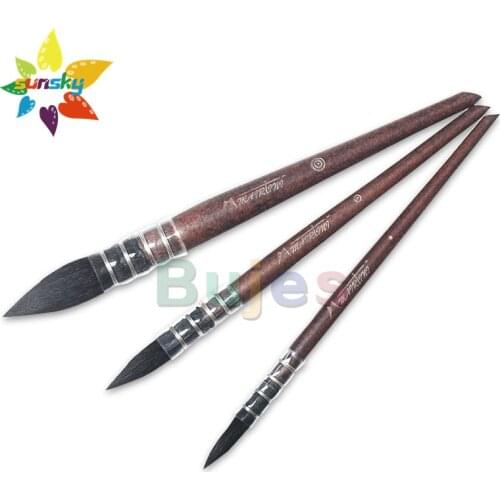 Original Mairtini Constellation series DESTINED Handmade Classical mop brush pen Squirrel hair Watercolor brush Wooden penholder