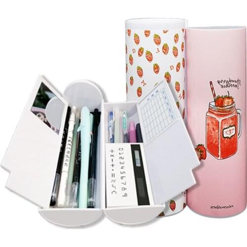 Unicorn Pencil Case Flamingo Estuche Mural Newmebox Kawaii Pencil Case Estuches Pencil Case Pencil Case Piornik Szkolny Gift