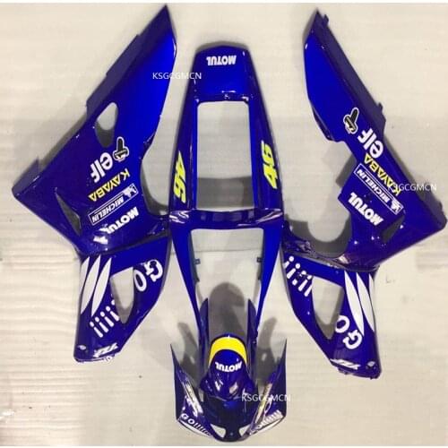 Motorcycle All Blue ABS Plastic Complete Fairing Kit For Yamaha YZF R1 1998-1999 98 99 YZF R1 Injection Bodywork parts