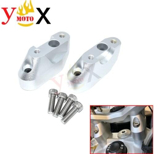 R1200 R1250 RS Motorcycle Drag Bar Handlebar Riser Rise Spacer Base Seat Mounting For BMW R1200RS 2015-2020 R1250RS 2019-2021
