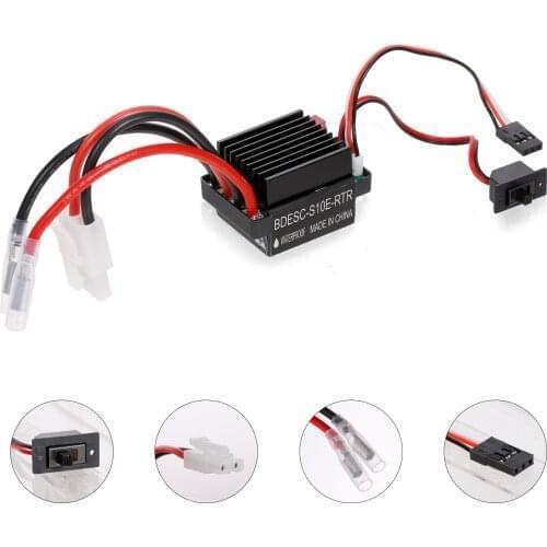 320A ESC Brushed Forward Reverse Electric Speed Controller with Brake Waterproof for HSP Redcat Traxxas Tamiya RC Car Boat