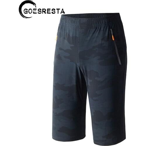 S-8XL Brand Jogger Men Cropped Trousers 2021 Summer Camouflage Sweatpants Fashion Casual Mens Shorts Breathable Sport Men Pants