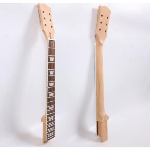Fit Diy Electric Guitar Neck Replacement mahogany+Rosewood fretboard 22 fret 24.75''inch Unfinished