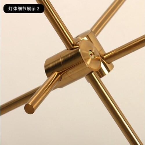 Modern Hanging Lamp Light Led Dinning Bed Room Bedroom Foyer Round Glass Ball Black Gold Nordic Simple Modern Pendant Light Lamp