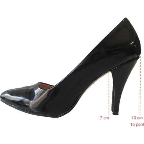 Patent leather stiletto shoes thin high heels patent leather women shoes pumps