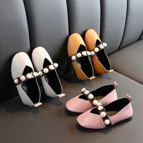 Spring Children Flat Shoes For Girls Sequin Leather Sparkly Shoes Slip-on Fashion Kids Casual Breathable Student Princess Shoes