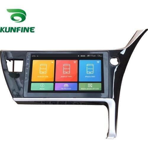 Octa Core Android 10.0 Car DVD GPS Navigation Player Deckless Car Stereo For Toyota Corolla 2017-2018 RHD/LHD Radio Headunit