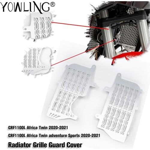 For Honda CRF1100L CRF 1100 L 1100L Africa Twin Adventure ADV Sports 2020-2021 Motorcycle Radiator Grille Guard Cover Protector