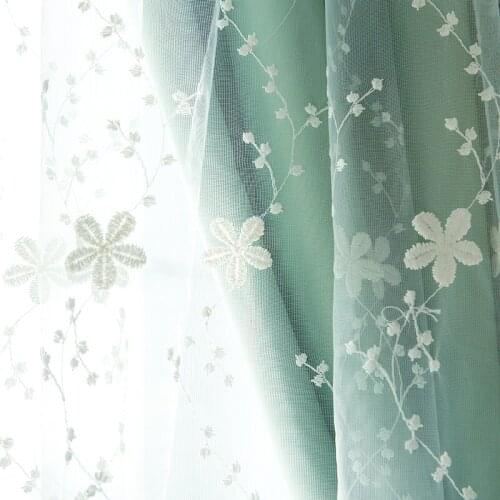 Shading curtains Embroidered curtains living room curtains bedroom curtains balcony curtains wave window drape modern curtains