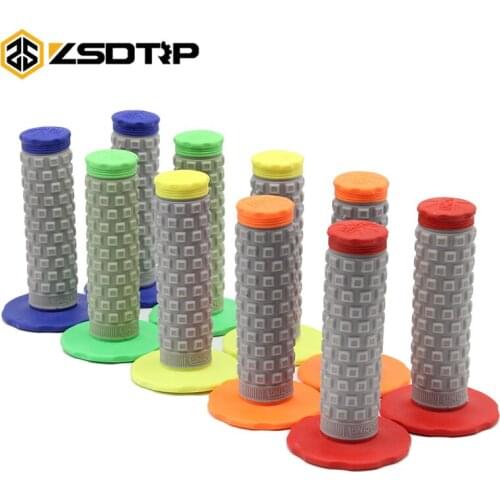 ZSDTRP-Motorcycle grips Motocross grip handle bar DIRT PIT BIKE MOTOCROSS 7/8" HANDLEBAR RUBBER Dual Density MX Grips