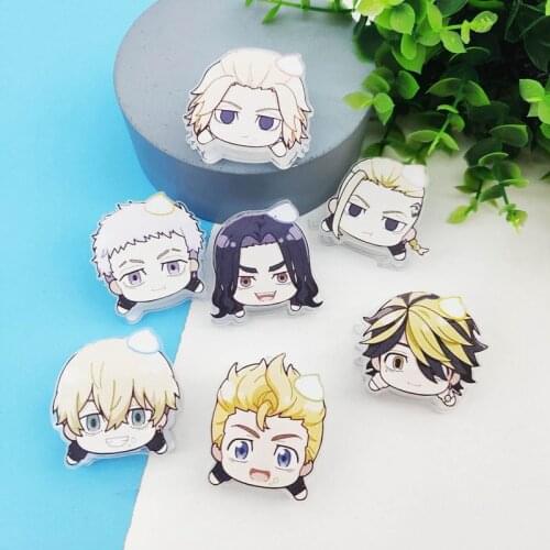 1 Pc Anime Tokyo Revengers Cartoon Character Book Clip Anime Peripheral Acrylic Stationery Storage