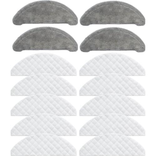 14Pcs Replaceble Mop Cloths Disposable Cloths Sets Parts for Roidmi EVE Plus Robot Vacuum Cleaner Parts