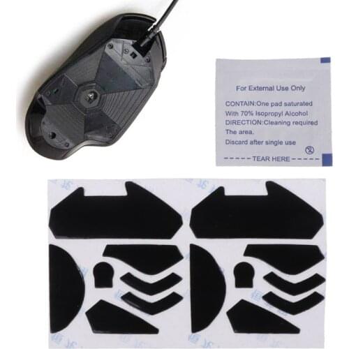 2 Sets 0.6mm Mouse Skates Stickers Pad for logitech G402 Gaming Mous