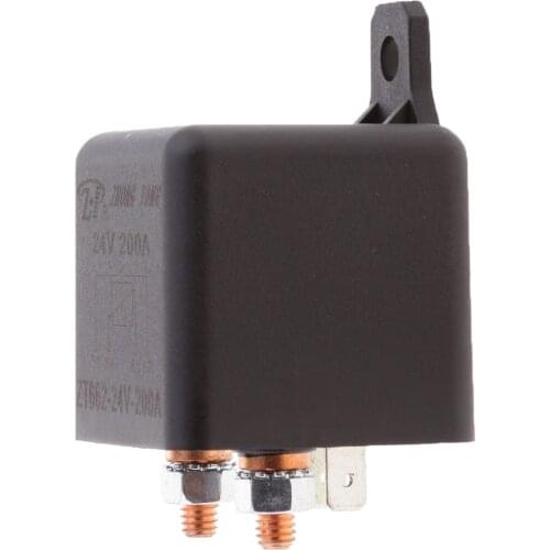 24V 200 Amp Split Charge Relay Switch 4 Terminal Relay for Truck Boat Marine
