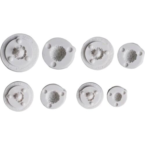 8 Pcs/Set Raspberry Fruit Silicone Mold Fondant Chocolate Candy Mould Cake Decor C6UE