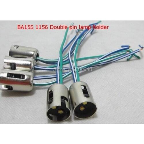 BA15S 1156 1157 Lamp holder double pin
