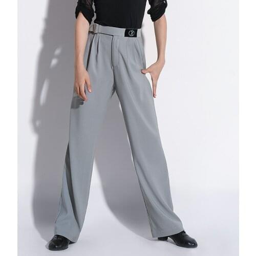 Fashion Boys Latin Dance Pants Male Professional Pants Thin Trousers Summer Ballroom Latin Dance Competition Clothes DN8928