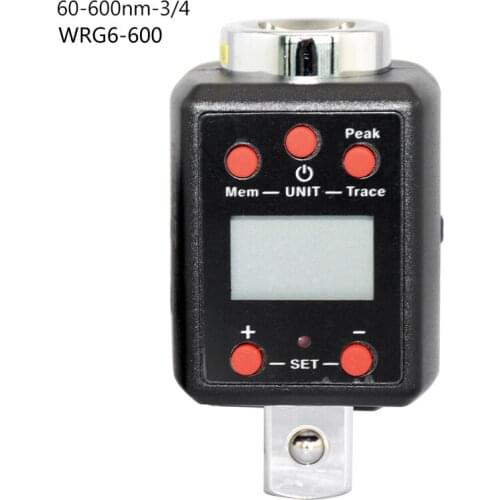 D0AC Digital High Torque Wrench 1.5-1000nm Adapter 1/4 3/8 1/2 3/4 Drive Microtorque