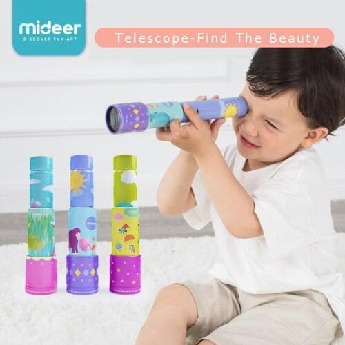 Mideer Children Iron Telescope Toy Three-stage Adjustable design Scientific toy 3 Year