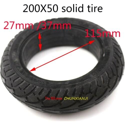 Good quality 200x50 Tyre Inflation Electric Vehicle Aluminium Alloy Wheel 200*50 solid tires Electric Scooter Tyre 8" Scooter