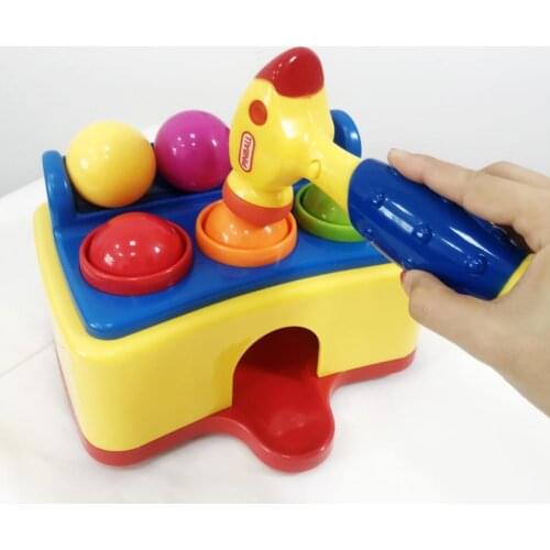 Hammer Ball Toy Creative Educational Plastic Toddler Developmental Board Game Eye-hand Coordination Joyful Safe Preschool Toys