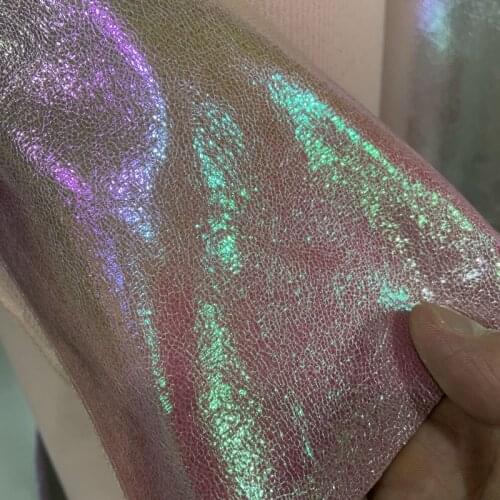 Artificial Crackle PU fabric raw materials for making shoes