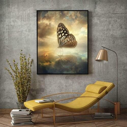 Butterfly picture insect biology painting DIY painting digital art painting digital Family Hotel decorative painting