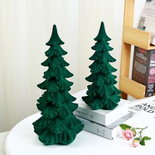Creative flocking Christmas tree Resin Crafts ornaments Geometric elk home living room accessories Decorations Furnishings