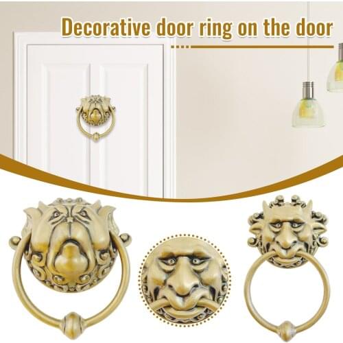 Laby-rinth Zinc Alloy Knob Pull Handle Door Knocker Hardware Ring Furniture Mounting Screws Antique Door Pulls Handle Knobs