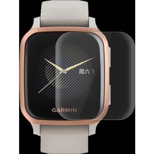 5pcs Soft TPU Clear Protective Film Smartwatch LCD Guard For Garmin Venu SQ Music Sport Smart Watch Full Screen Protector Cover