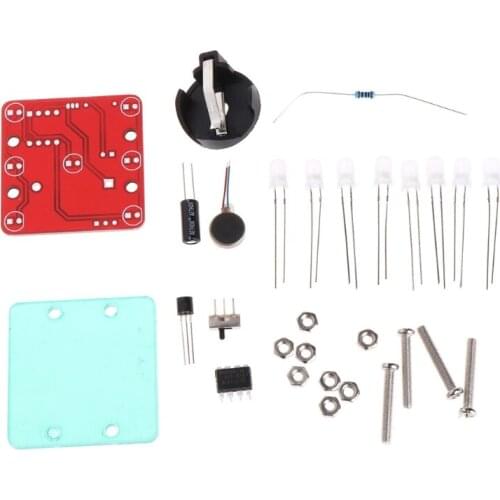 Y1UD DIY Swing Shaking LED Dice Kit with Small Vibration Motor Diy Electronic Kits