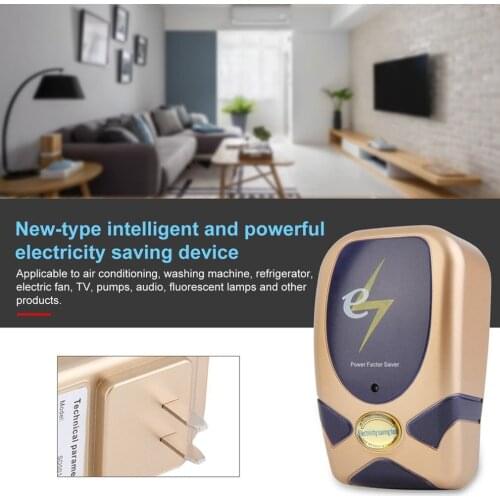 New 28KW Electricity Saving Box 90V-250V Electric Energy Power Saver Power Factor Saver Device up to 30% Smart US Plug