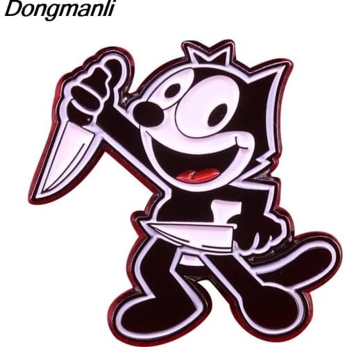 P5748 Dongmanli Creativity Cute Enamel Pins Women Badge Backpack Collar Lapel Pin Anime Hat Jewelry