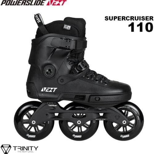 100% Original Powerslide NEXT Skates Trinity Frame Inline Skates 3*110mm Street Racing Skate Shoes Roller Free Skating Patines