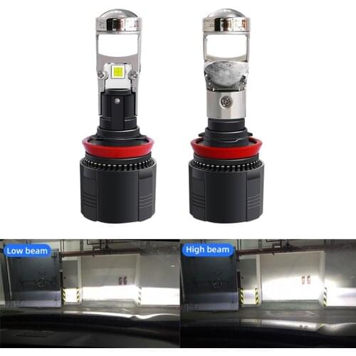 H7 LED H4 H11 9006 9005 Mini Projector Lens Car Headlights Bulbs 70W 10000LM Decoder Automobile LED Headlamp Front Lights 6000K