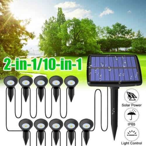 Solar Outdoor Lights Luses De Patio Solares 10 In 1 Energia Solar Lawn Lamps Pathway Garden Decoration Pathway Patio Yard