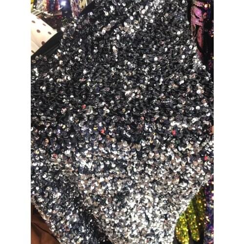 High quality sequins Lace Fabric Nigerian High Quality Lace Fabric For Women Party Dresses BZL-20010112